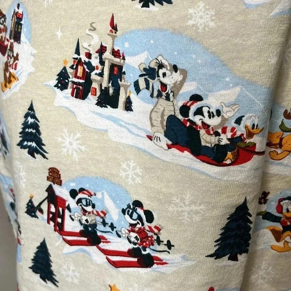 Disney 2021 Holiday Mickey and Friends Snow  Much Fun Spirit Jersey - Picture 14 of 16